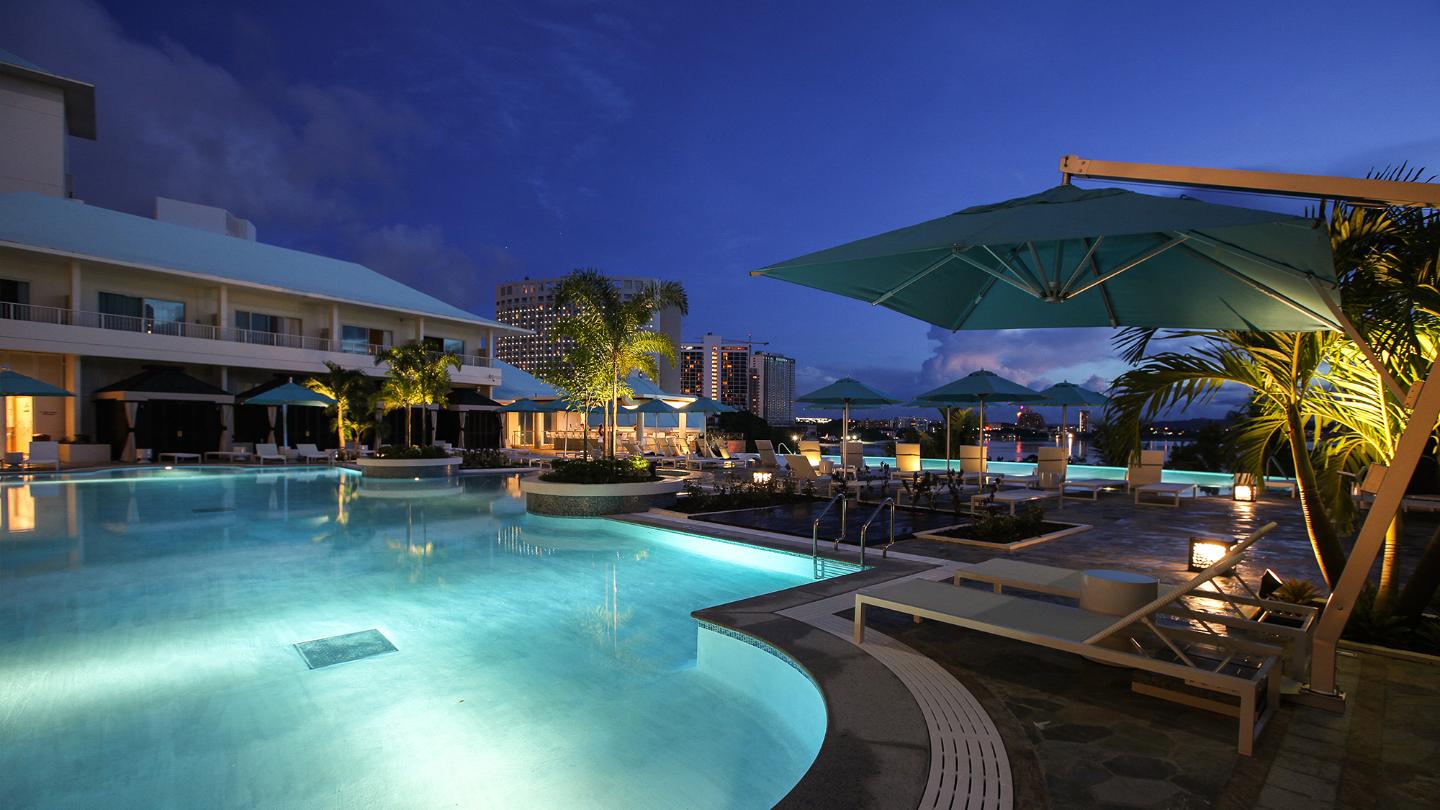 Guam Hotel Outdoor Swimming Pool Spa Fitness Facilities LOTTE