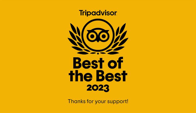 Tripadvisor, 2 awards, Travelers' Choice Awards